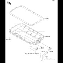 Oil Pan pour Kawasaki 2003 STX-12F