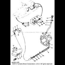 HULL - DECK pour Yamaha 1994 WaveRunner WAVE BLASTER 700 (WB700S) 1994
