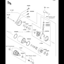 Starter Motor pour Kawasaki 2003 STX-12F