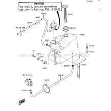 OIL TANK pour Kawasaki 1987 JS300