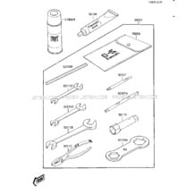 OWNER TOOLS pour Kawasaki 1987 JS300