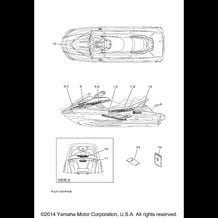 GRAPHICS pour Yamaha 2015 WaveRunner FX CRUISER SVHO - FC1800AP - 2015