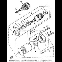 STARTING MOTOR pour Yamaha 1994 WaveRunner WAVE BLASTER 700 (WB700S) 1994