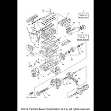 REPAIR KIT 1 pour Yamaha 2015 WaveRunner FX SVHO - FC1800P - 2015