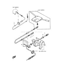 CABLES pour Kawasaki 1987 JS440