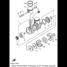 CRANKSHAFT - PISTON pour Yamaha 1994 WaveRunner WAVE RAIDER 700 (RA700S) 1994