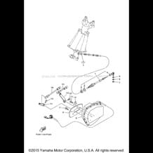 CONTROL CABLE pour Yamaha 2015 WaveRunner VXR - VX1800A-P - 2015