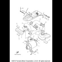 EXHAUST 3 pour Yamaha 2015 WaveRunner VXR - VX1800A-P - 2015