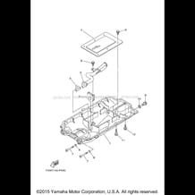 OIL PAN pour Yamaha 2015 WaveRunner VXR - VX1800A-P - 2015