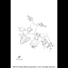 STEERING 3 pour Yamaha 2015 WaveRunner VXR - VX1800A-P - 2015