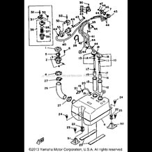 FUEL TANK pour Yamaha 1989 WaveRunner WR500F - 1989