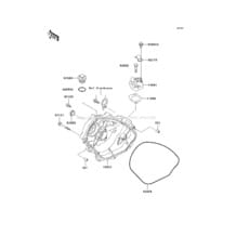 Engine Cover(s) pour Kawasaki 2003 Ultra 150