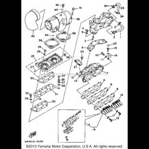 INTAKE pour Yamaha 1994 WaveRunner WAVE RAIDER 700 (RA700S) 1994
