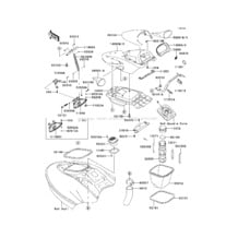 Hull Front Fittings pour Kawasaki 2003 Ultra 150