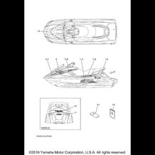 GRAPHICS pour Yamaha 2015 WaveRunner WAVE RUNNER FX SHO - FA1800P - 2015