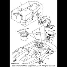 SEAT (UNDER L0CKER 1) pour Yamaha 1994 WaveRunner WAVE RAIDER - RA700S - 1994