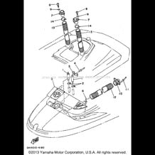 SEAT (UNDER LOCKER 2) pour Yamaha 1994 WaveRunner WAVE RAIDER 700 (RA700S) 1994