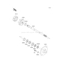 Drive Shaft pour Kawasaki 2004 1200 STX-R