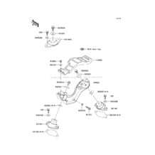 Engine Mount pour Kawasaki 2004 1200 STX-R