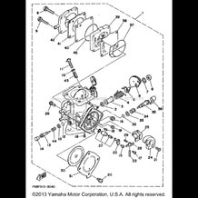 CARBURETOR pour Yamaha 1994 WaveRunner WAVE RUNNER III GP 700 (WRA700S) 1994