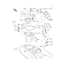 Hull Front Fittings(C1) pour Kawasaki 2004 1200 STX-R