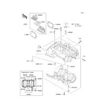 Crankcase pour Kawasaki 2004 800 SX-R