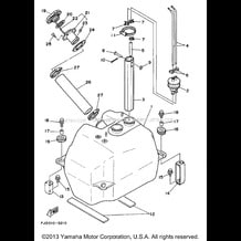 FUEL TANK pour Yamaha 1994 WaveRunner WAVE RUNNER III GP - WRA700S - 1994