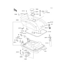 Engine Hood pour Kawasaki 2004 800 SX-R