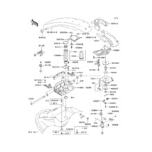 Handle Pole pour Kawasaki 2004 800 SX-R