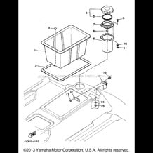 HULL DECK 1 pour Yamaha 1994 WaveRunner WAVE RUNNER III GP - WRA700S - 1994