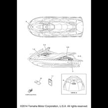 GRAPHICS pour Yamaha 2015 WaveRunner WAVERUNNER V1 - VX1100EP - 2015