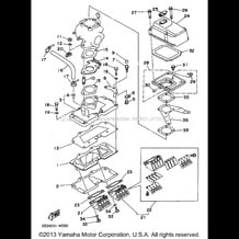 INTAKE pour Yamaha 1994 WaveRunner WAVE RUNNER III GP - WRA700S - 1994