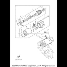 STARTING MOTOR pour Yamaha 2015 WaveRunner WAVERUNNER V1 - VX1100EP - 2015