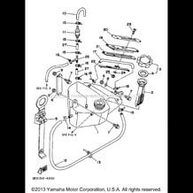 OIL TANK FOR OIL INJECTION pour Yamaha 1994 WaveRunner WAVE RUNNER III GP 700 (WRA700S) 1994
