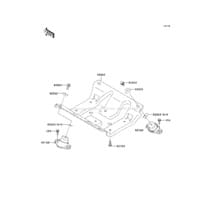 Engine Mount pour Kawasaki 2004 900 STX