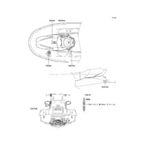 Labels pour Kawasaki 2004 900 STX