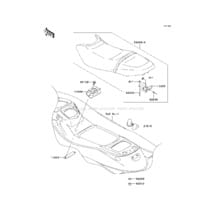 Seat pour Kawasaki 2004 900 STX