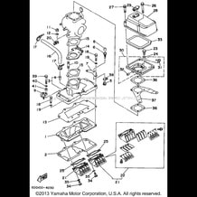 AIR FILTER pour Yamaha 1994 WaveRunner WAVE RUNNER PRO VXR - WRB700S - 1994