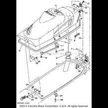 ENGINE HATCH pour Yamaha 1994 WaveRunner WAVE RUNNER PRO VXR - WRB700S - 1994