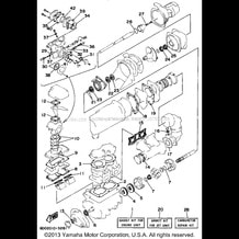 GASKET KIT pour Yamaha 1994 WaveRunner WAVE RUNNER PRO VXR - WRB700S - 1994