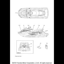 GRAPHICS pour Yamaha 2016 WaveRunner FX CRUISER SVHO - FC1800AR - 2016