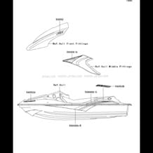 Decals(A1) pour Kawasaki 2004 STX-15F