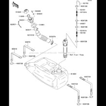 Fuel Tank pour Kawasaki 2004 STX-15F