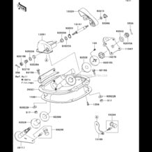 Handle Pole pour Kawasaki 2004 STX-15F