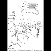 OIL TANK (FOR OIL INJECTION) pour Yamaha 1994 WaveRunner WAVE RUNNER PRO VXR - WRB700S - 1994