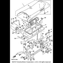 SEAT pour Yamaha 1994 WaveRunner WAVE RUNNER PRO VXR - WRB700S - 1994