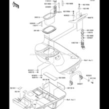 Hull Rear Fittings pour Kawasaki 2004 STX-15F