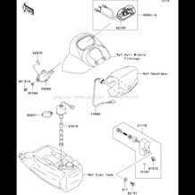 Meters pour Kawasaki 2004 STX-15F