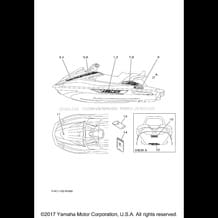 GRAPHICS pour Yamaha 2016 WaveRunner VX CRUISER HO - VC1800R - 2016