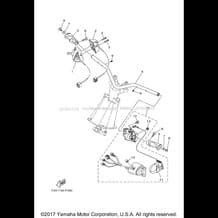 STEERING 1 pour Yamaha 2016 WaveRunner VX CRUISER HO - VC1800R - 2016